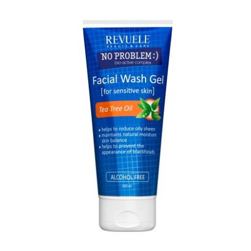 (Outlet) REVUELE NO PROBLEM Washing Gel with Tea Tree Oil 200ml