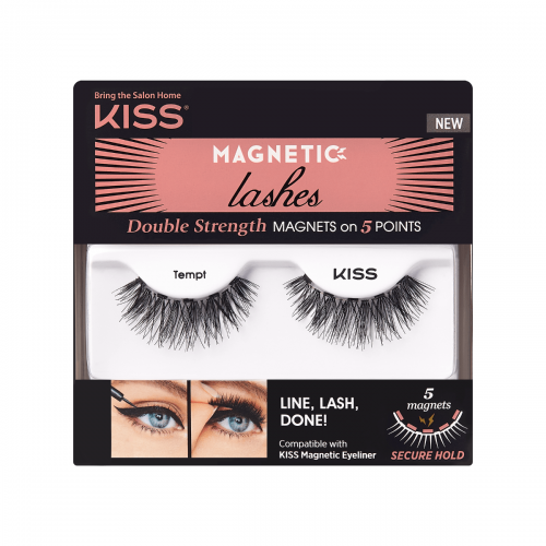 KISS MAGNETIC Eyeliner LASHES-Double Strength - TEMPT