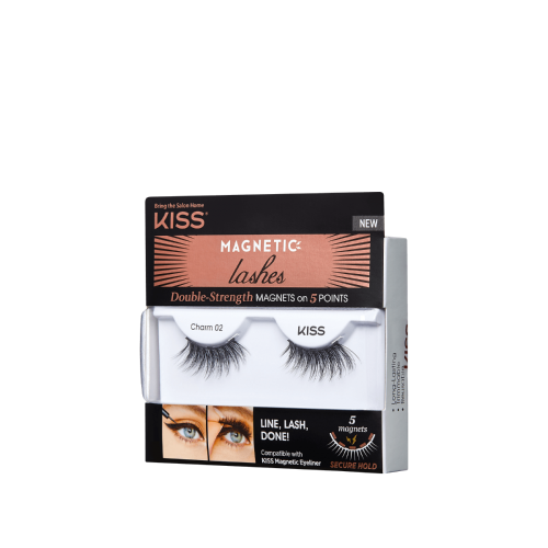 KISS MAGNETIC Eyeliner LASHES-Double Strength - CHARM