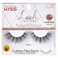 KISS Lash Couture Naked Drama Chiffon - Трепки + лепило