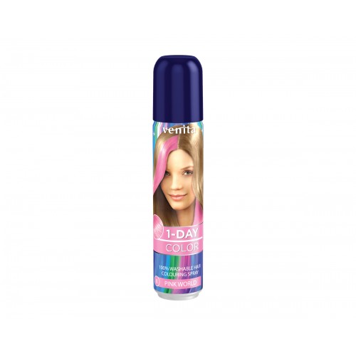 1-DAY COLORURING HAIR SPRAY 8 PINK WORLD РОЗЕВА НИЈАНСА