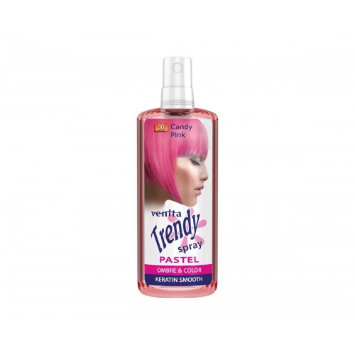 Venita Trendy Pastel 30 Candy Pink - Venita Спреј за коса 30 - Розева нијанса